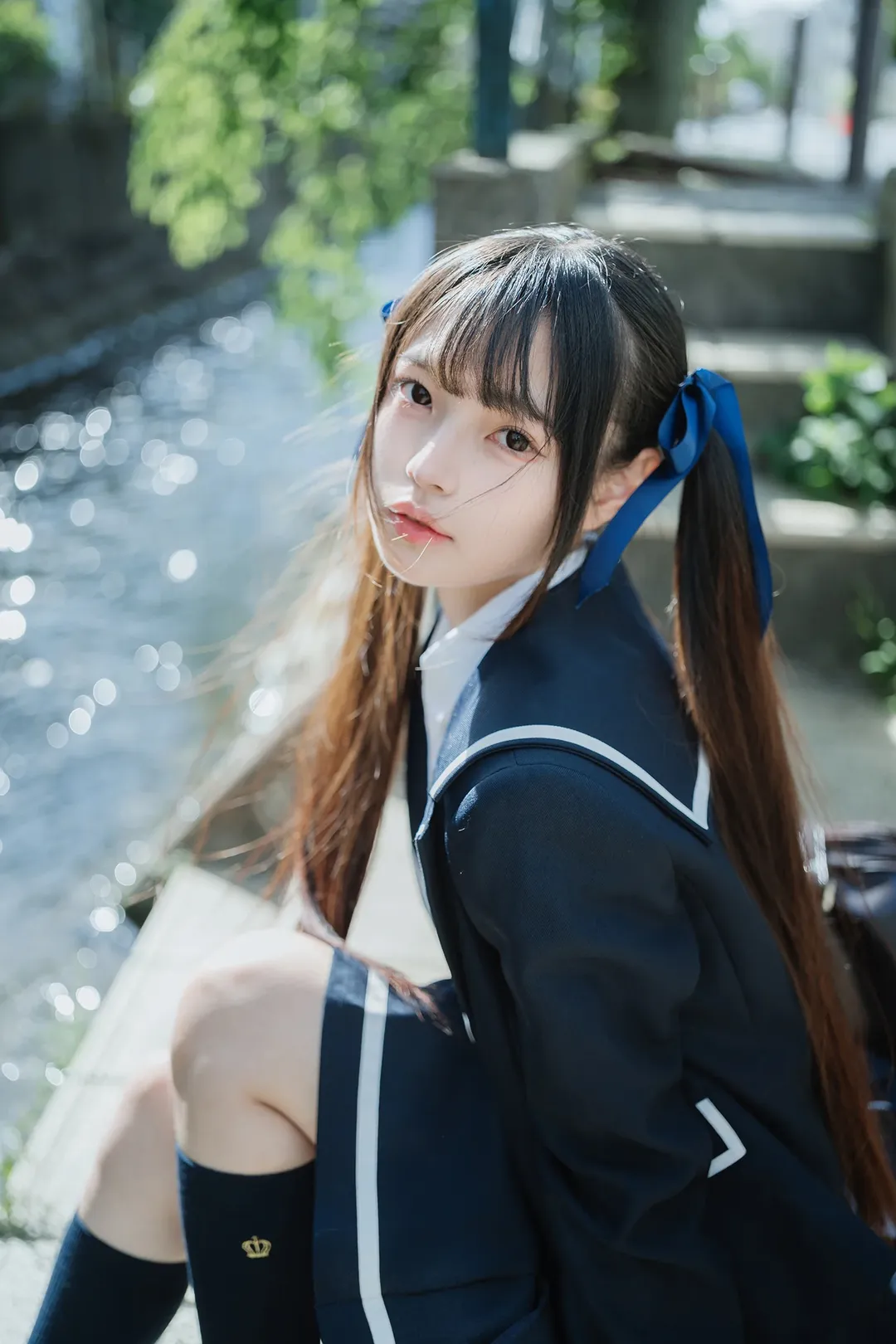 放学后的都市溯溪 JK制服的清凉玩水日常 - 第 6 张