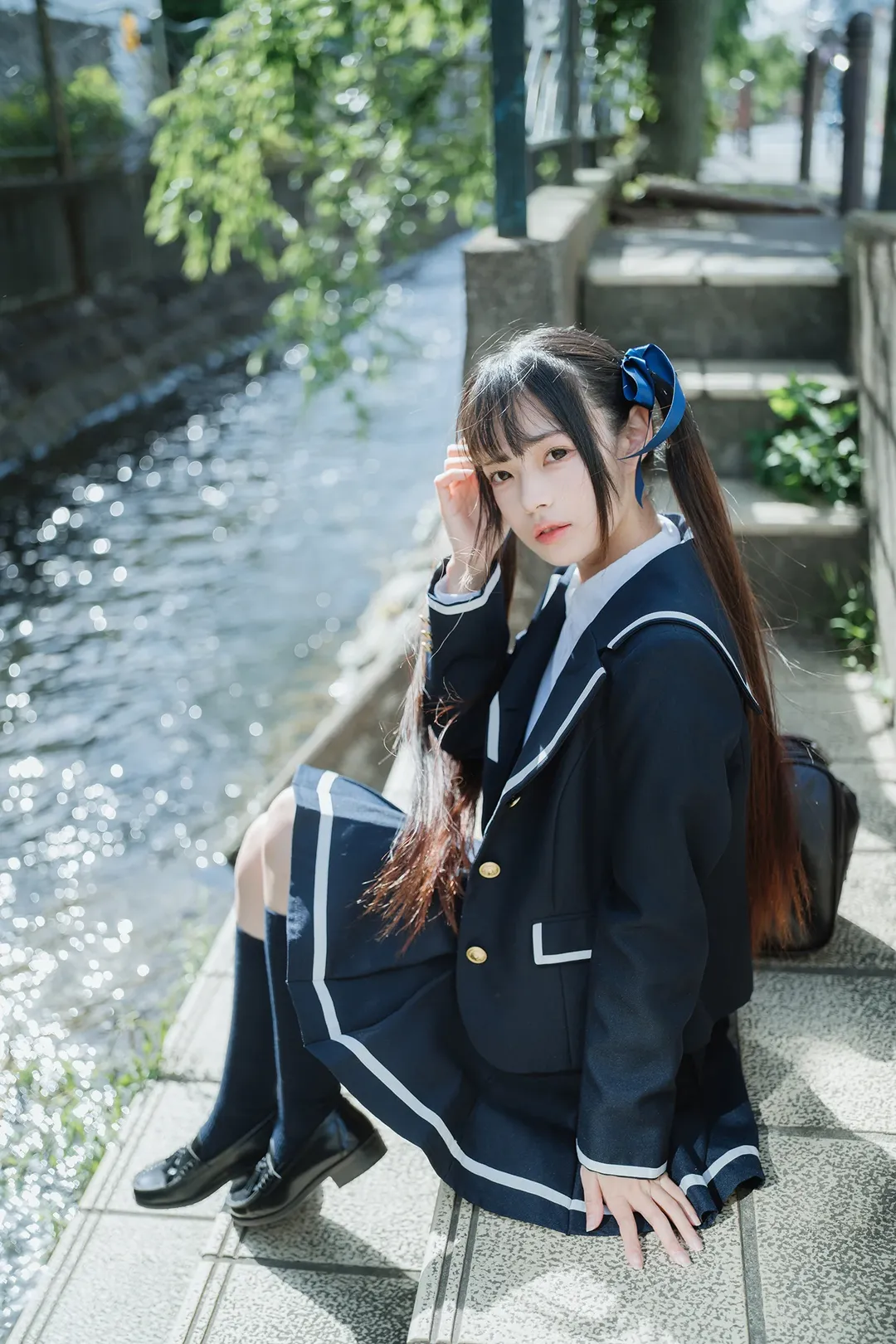 放学后的都市溯溪 JK制服的清凉玩水日常 - 第 8 张