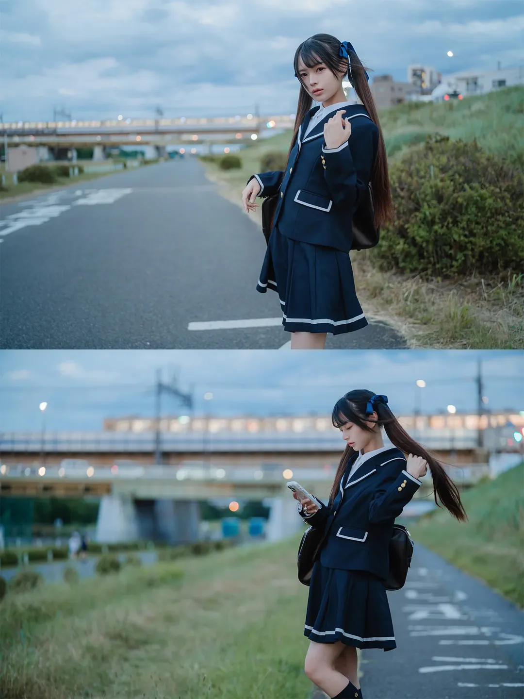 二子玉川的日系JK制服街拍 - 第 18 张