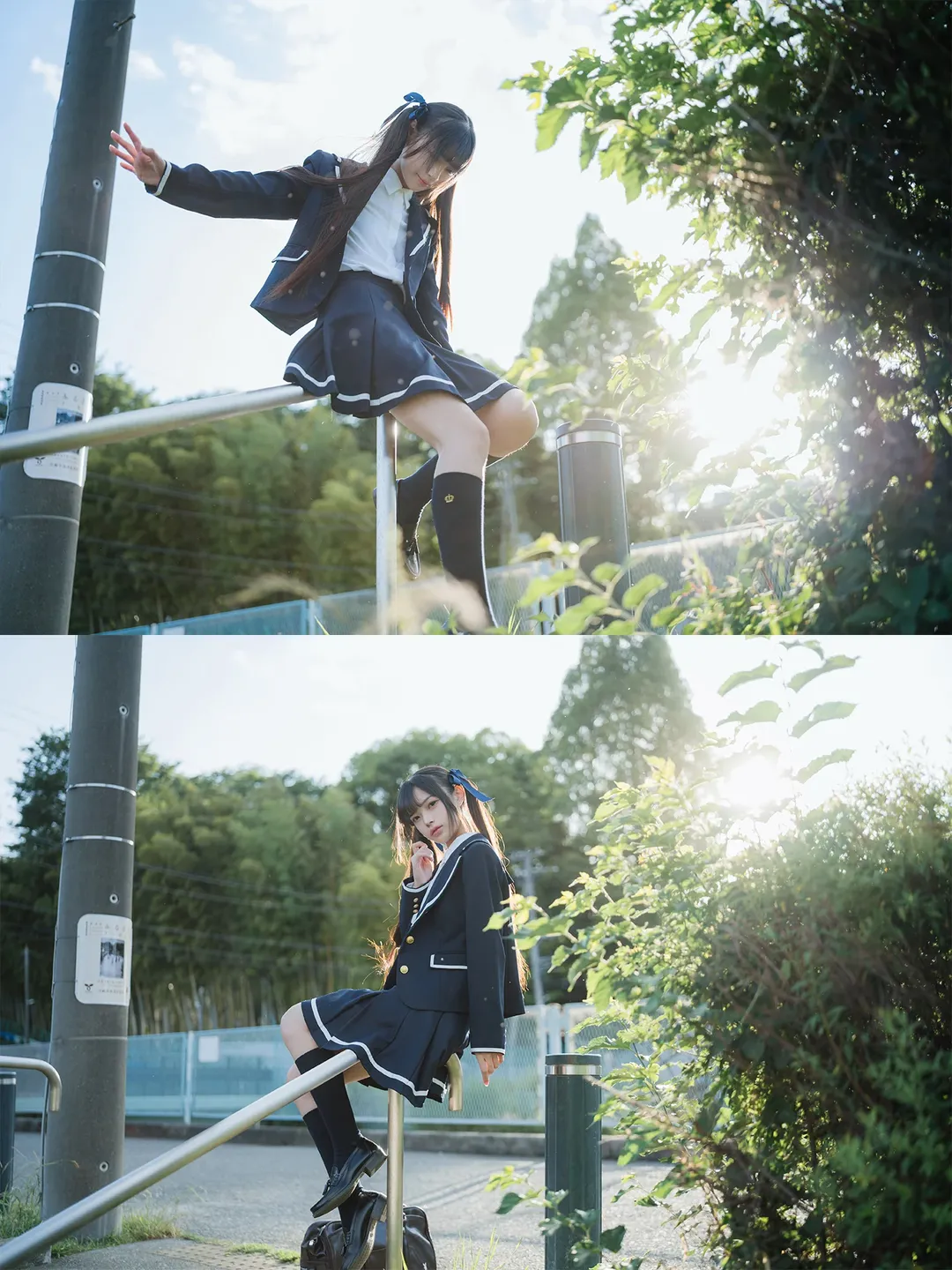 二子玉川的日系JK制服街拍 - 第 5 张
