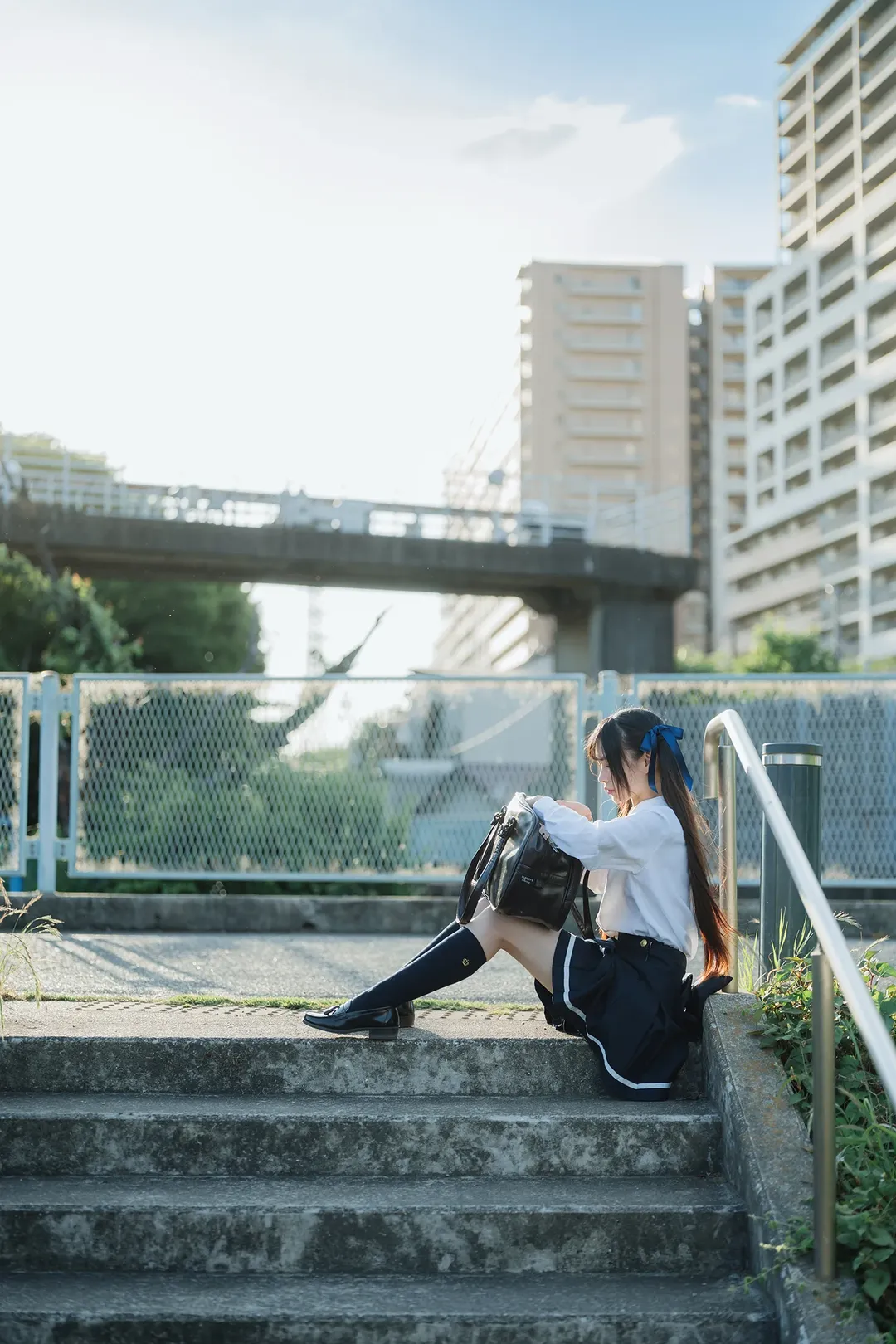 二子玉川的日系JK制服街拍 - 第 6 张