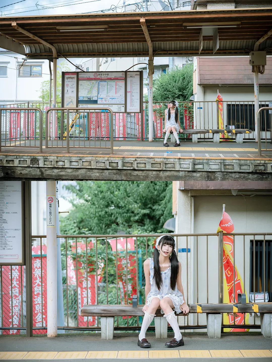 飞鸟山阴天铁道日系蕾丝穿搭cosplay - 第 12 张