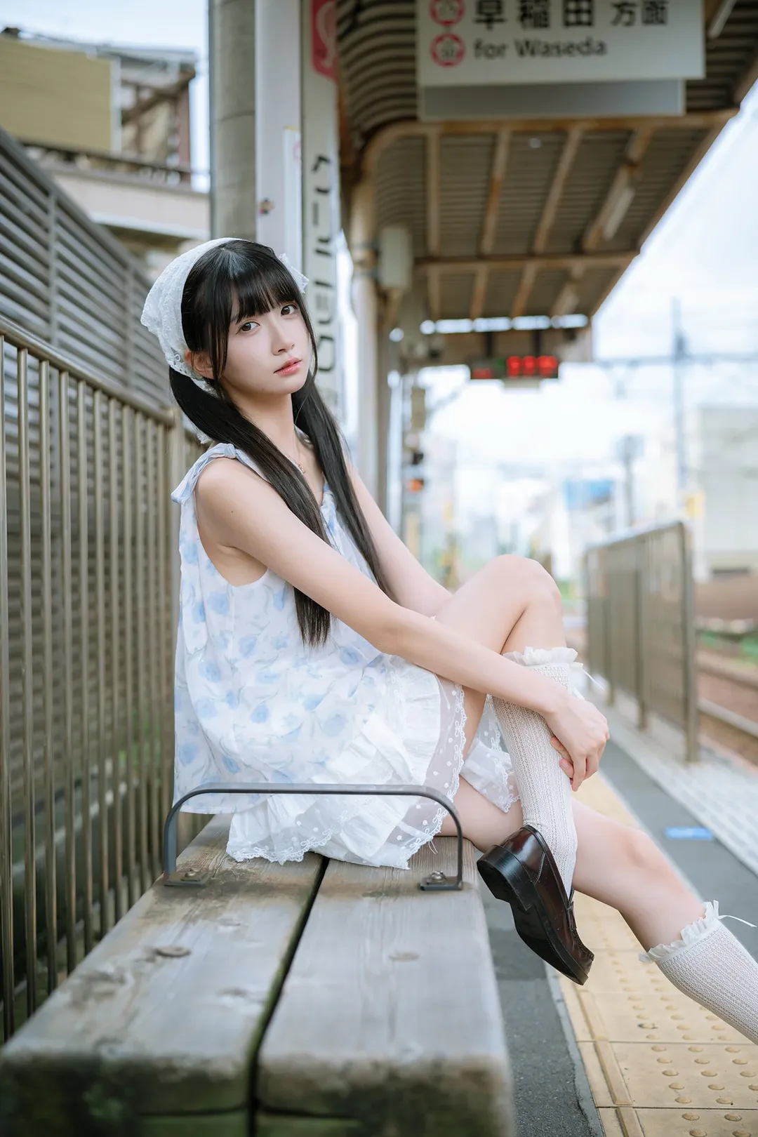 飞鸟山阴天铁道日系蕾丝穿搭cosplay - 第 13 张