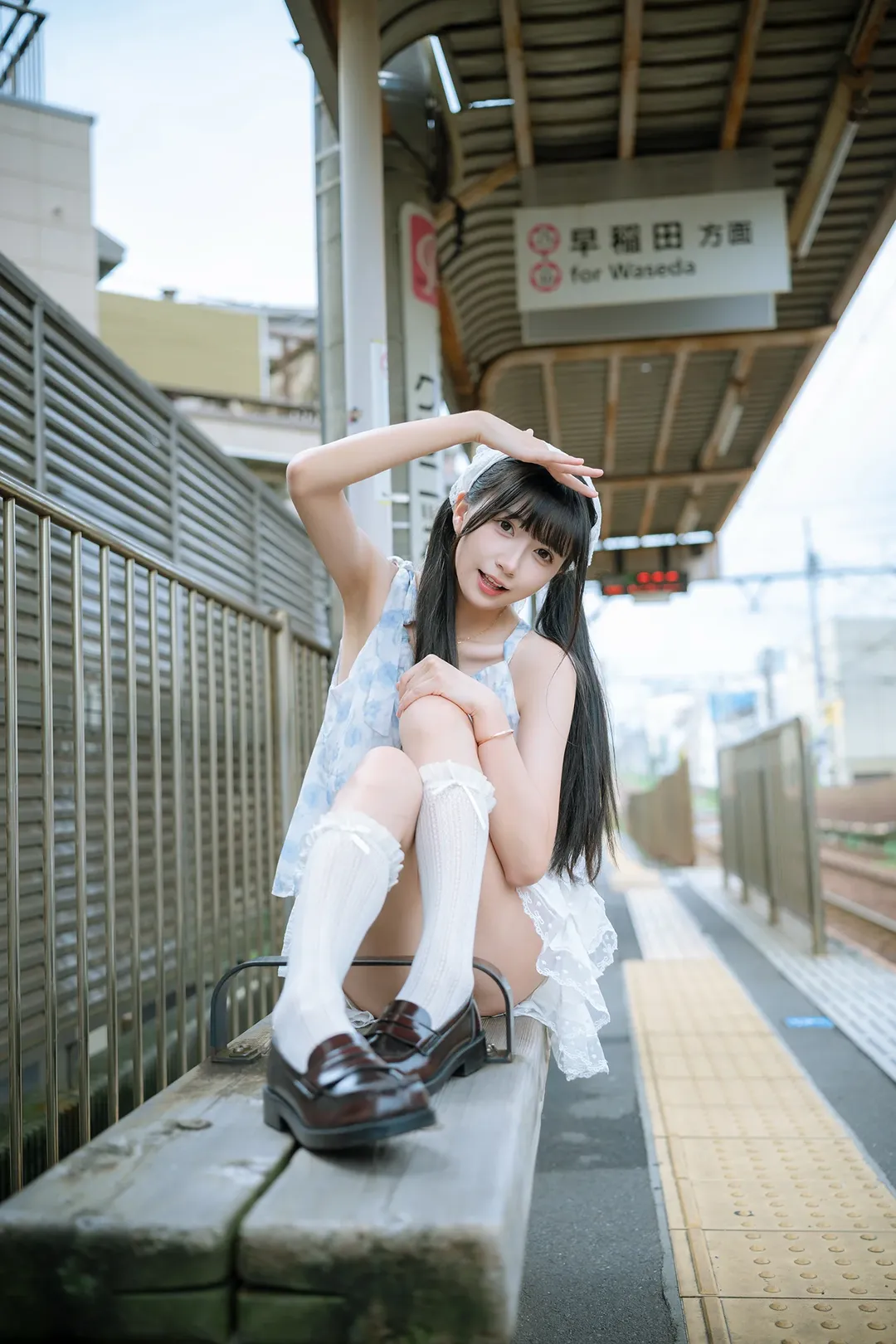 飞鸟山阴天铁道日系蕾丝穿搭cosplay - 第 14 张