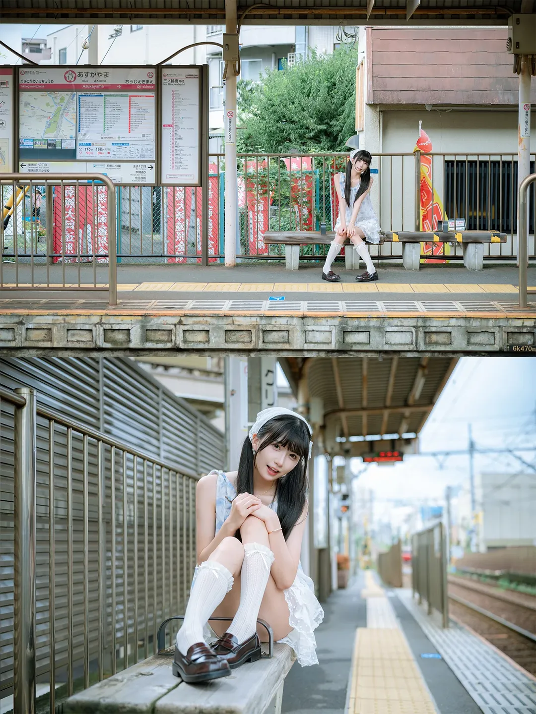 飞鸟山阴天铁道日系蕾丝穿搭cosplay - 第 15 张