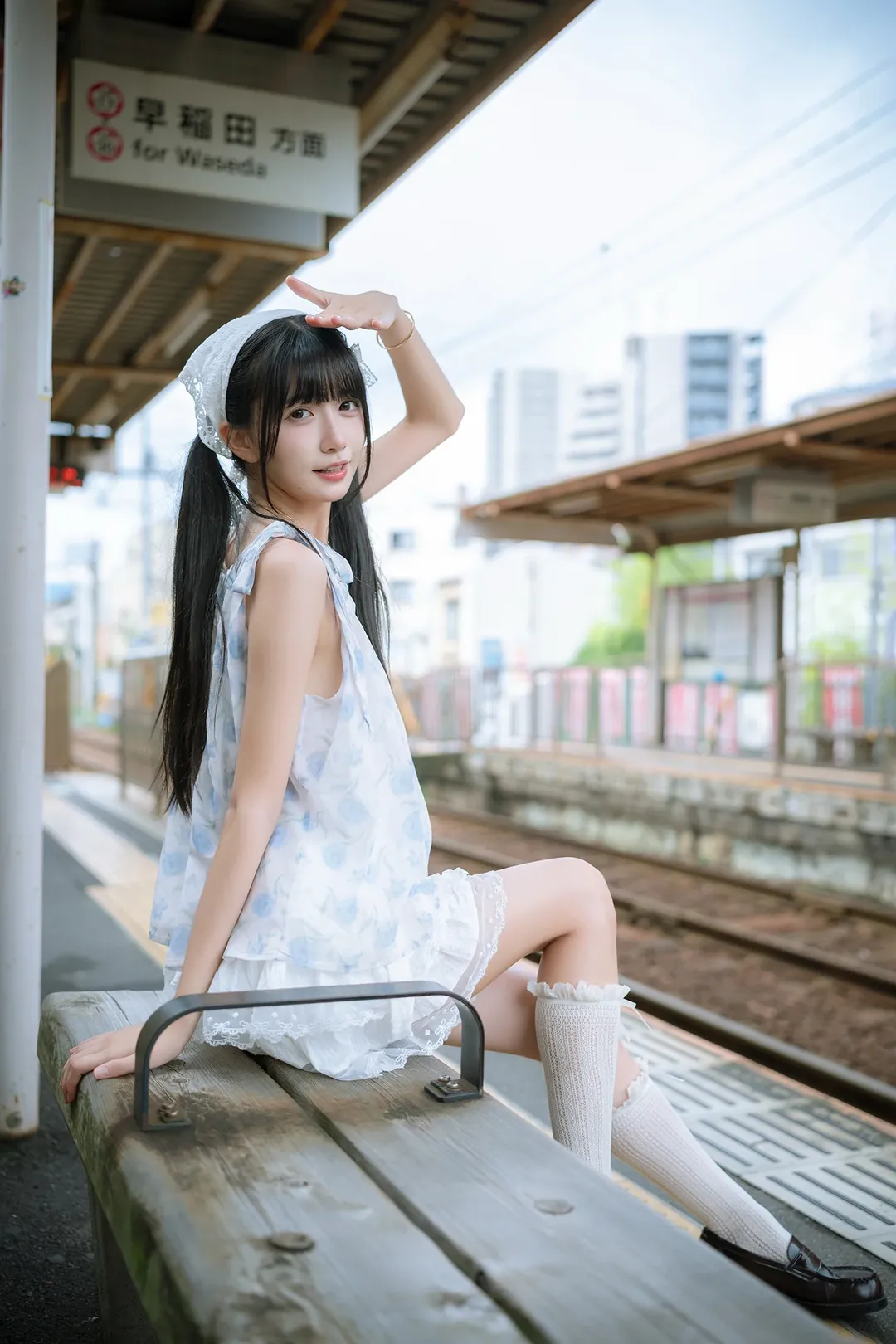 飞鸟山阴天铁道日系蕾丝穿搭cosplay - 第 16 张