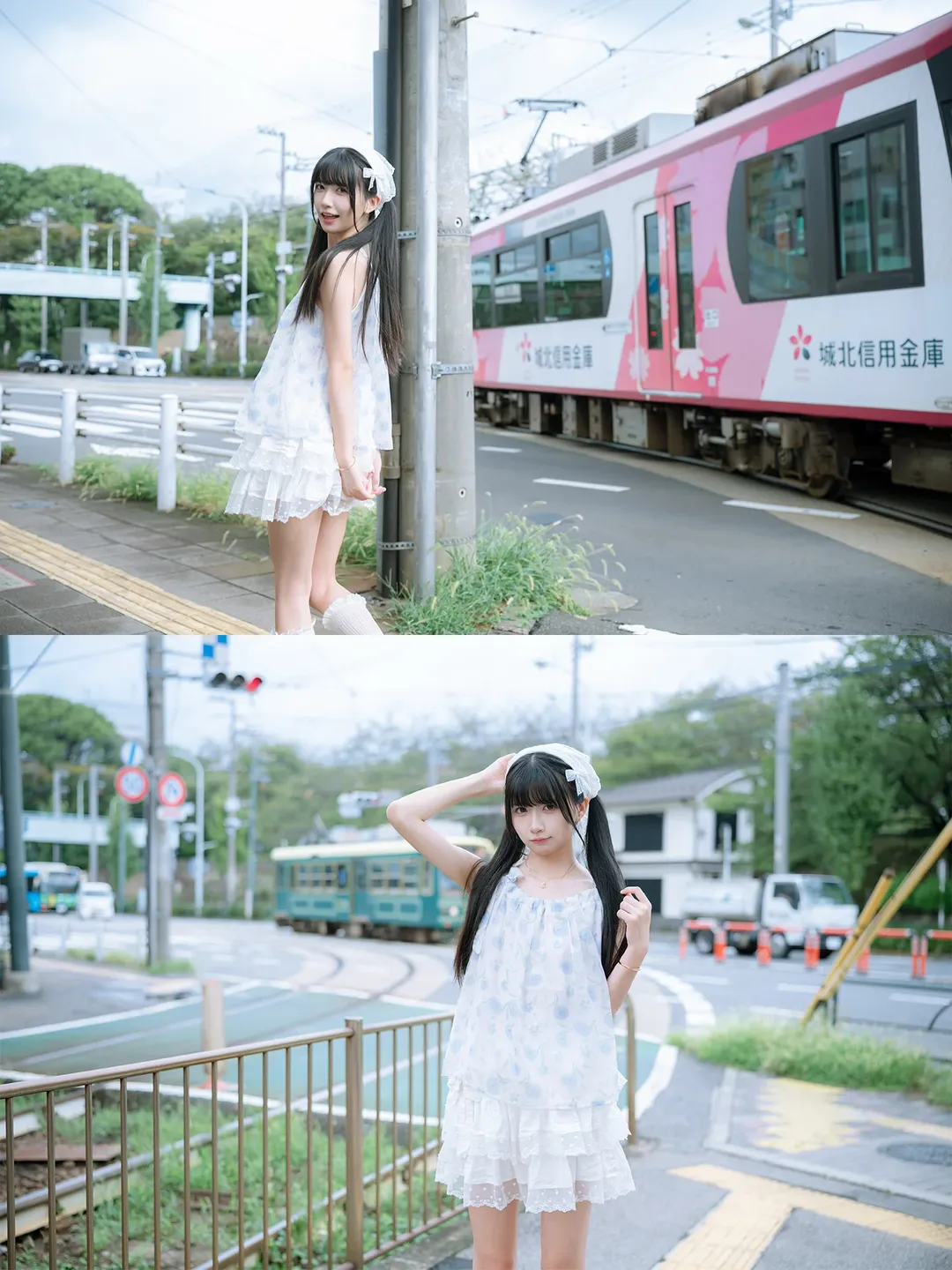 飞鸟山阴天铁道日系蕾丝穿搭cosplay - 第 2 张