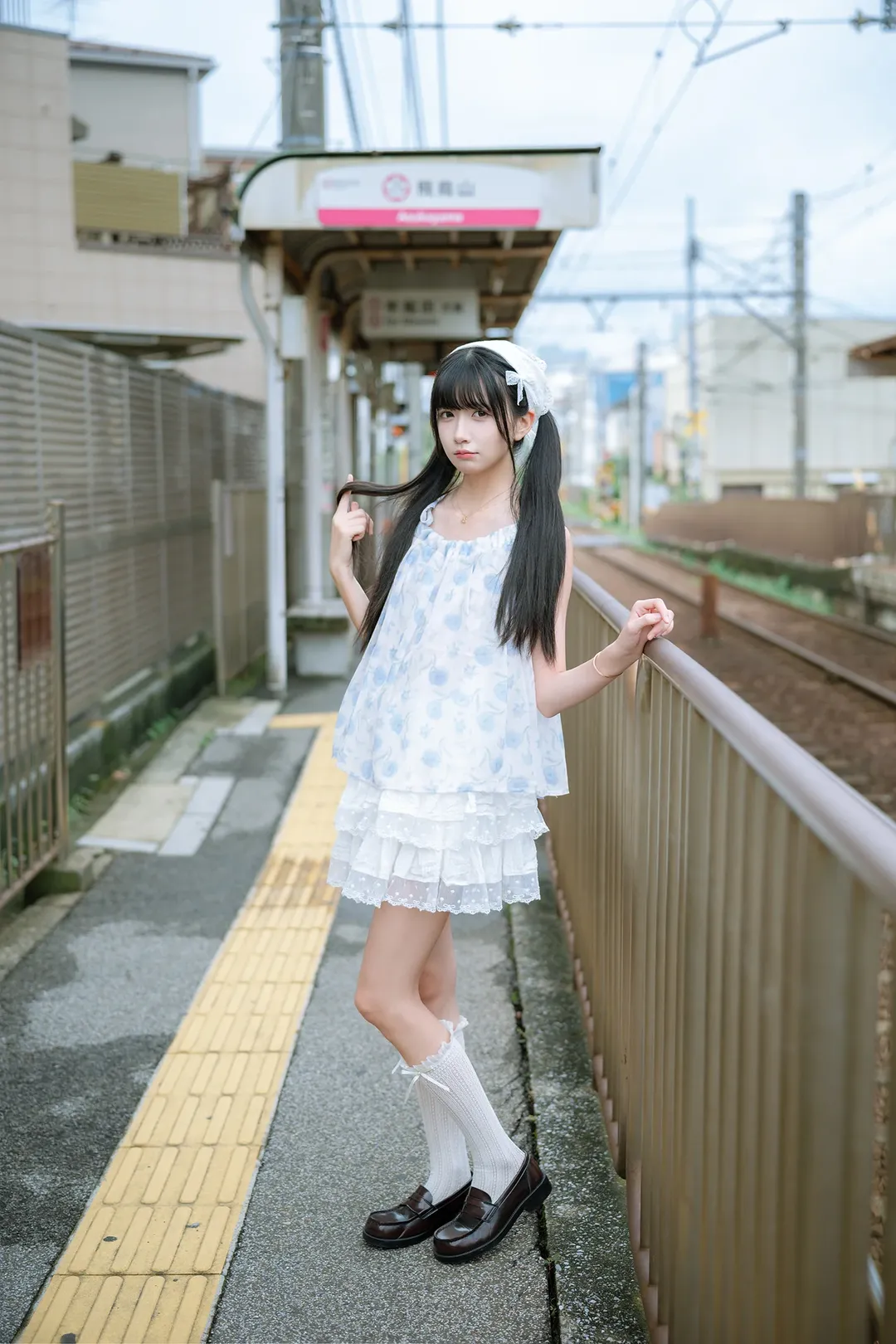 飞鸟山阴天铁道日系蕾丝穿搭cosplay - 第 5 张