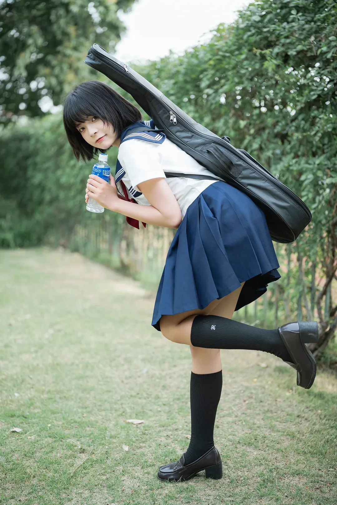 抓住暑期的尾巴拍一組校園風JK制服外拍 - 第 13 張