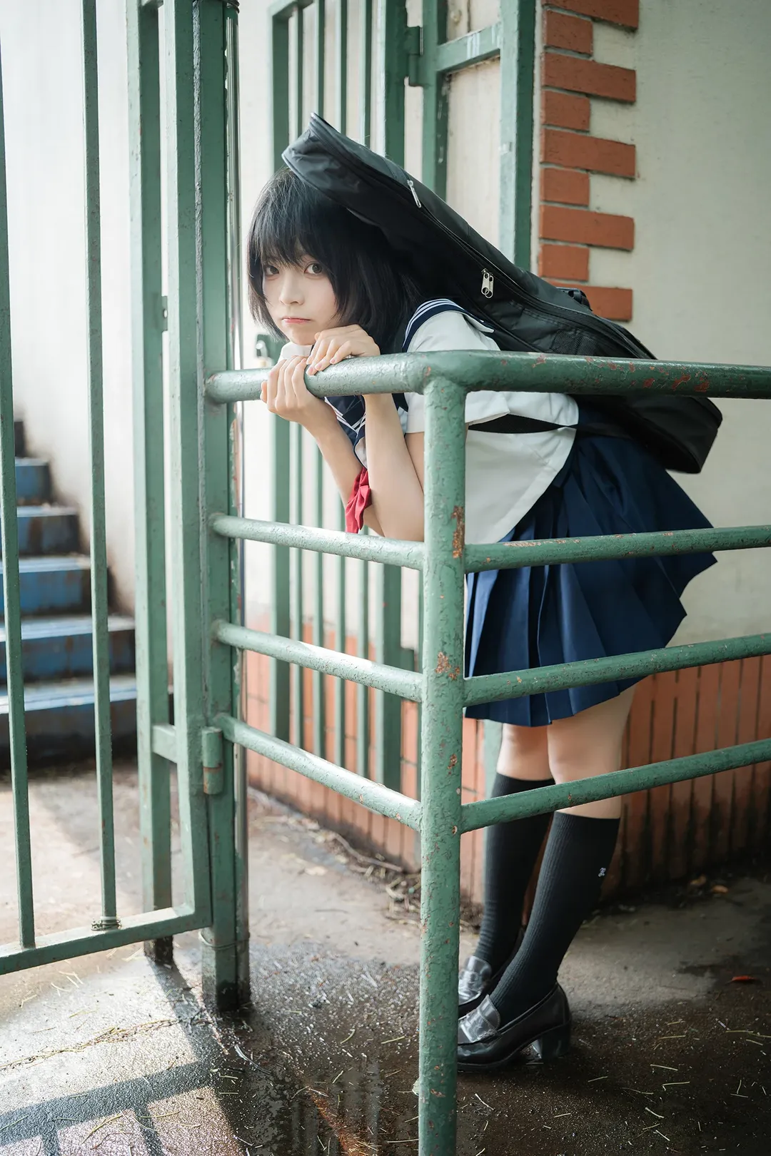 抓住暑期的尾巴拍一組校園風JK制服外拍 - 第 2 張