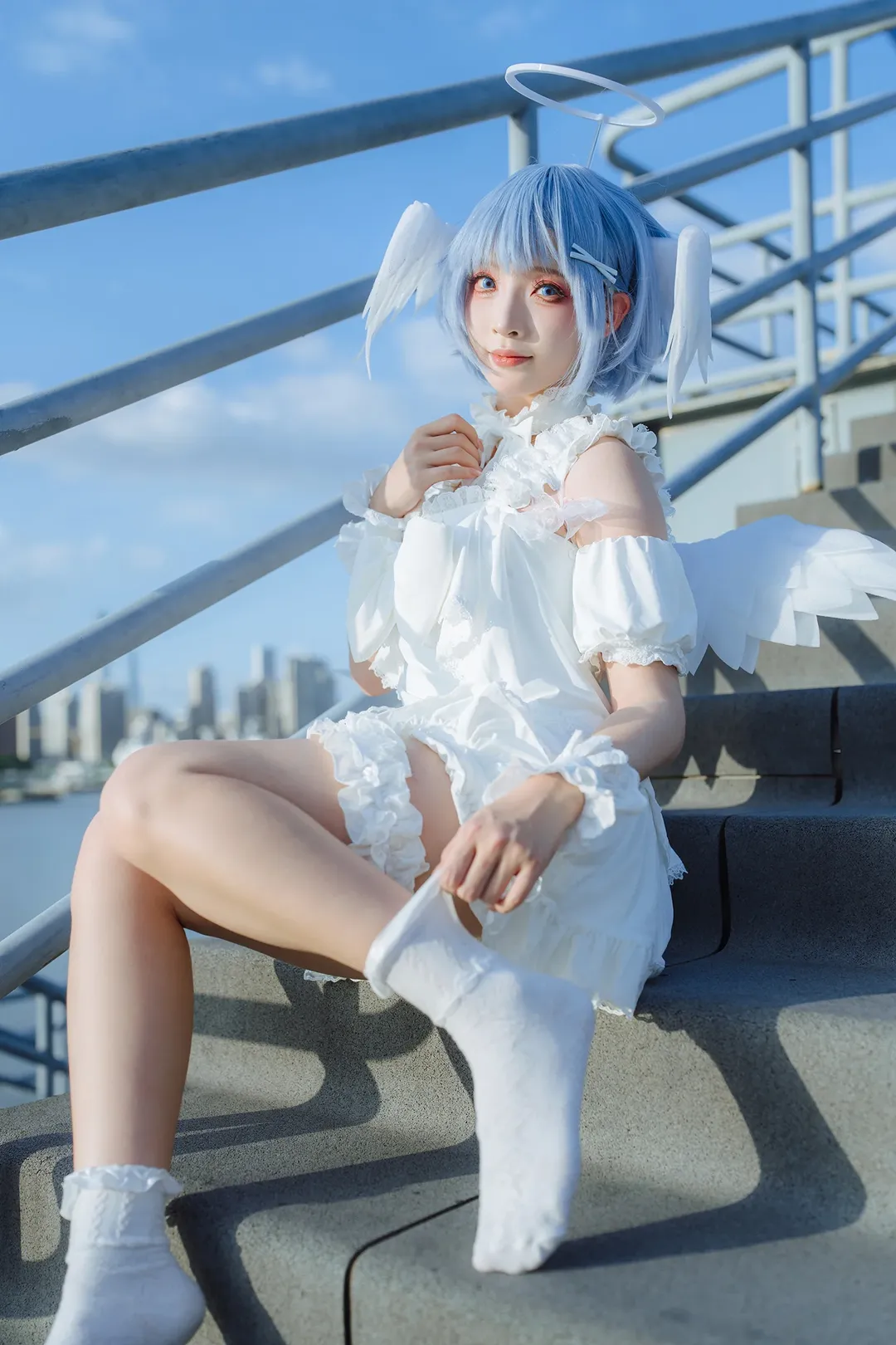 【雷姆cos】天使女仆的公园逆光出片记录 - 第 1 张