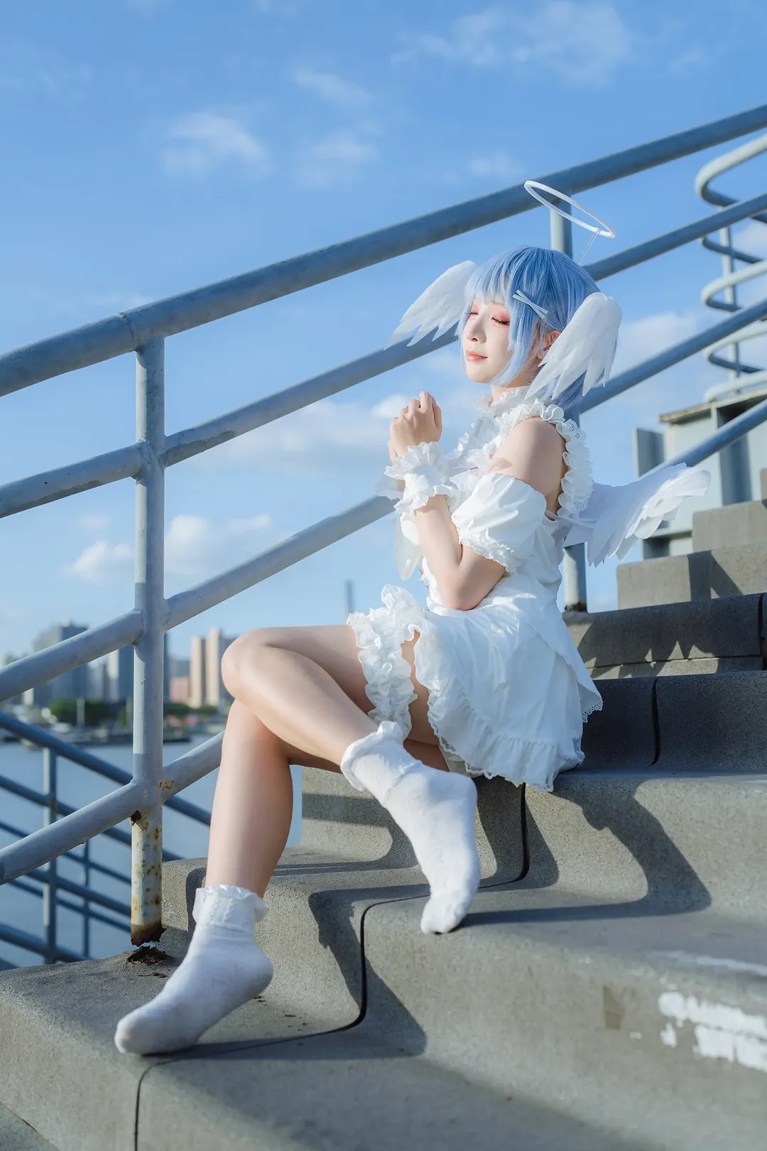 【雷姆cos】天使女仆的公园逆光出片记录 - 第 3 张