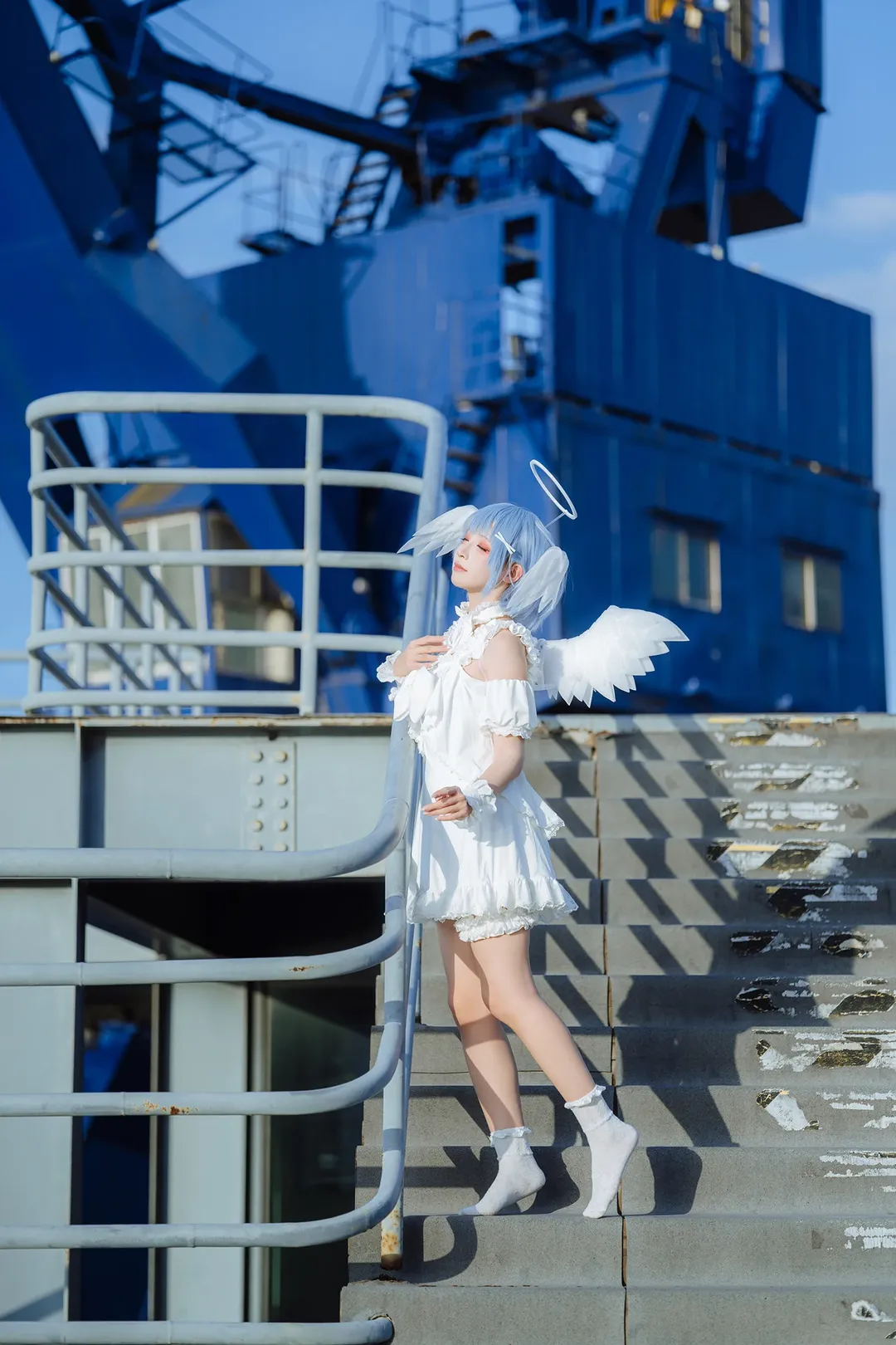 【雷姆cos】天使女仆的公园逆光出片记录 - 第 4 张