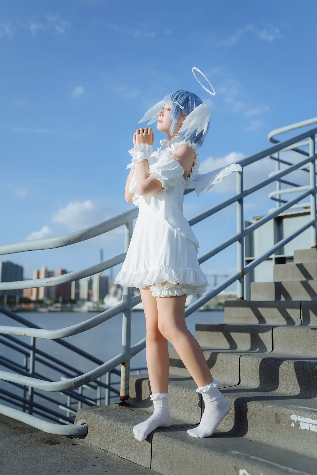 【雷姆cos】天使女仆的公园逆光出片记录 - 第 6 张
