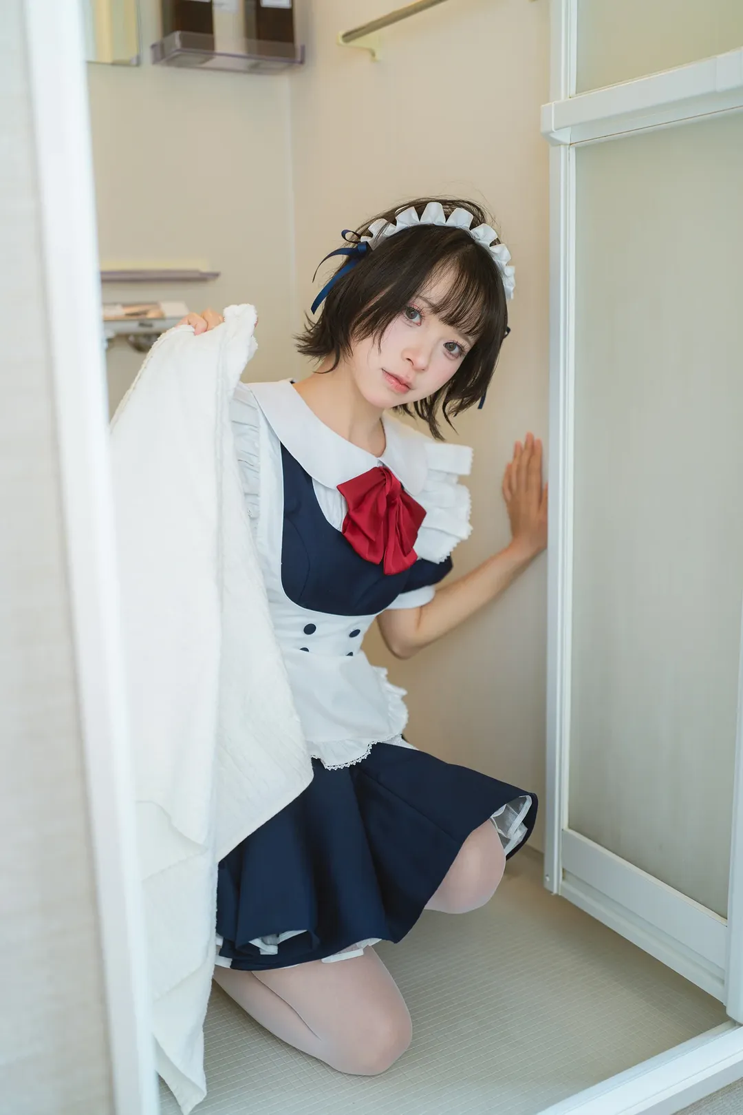 浴室女仆装，先洗澡还是先吃饭 - 第 10 张