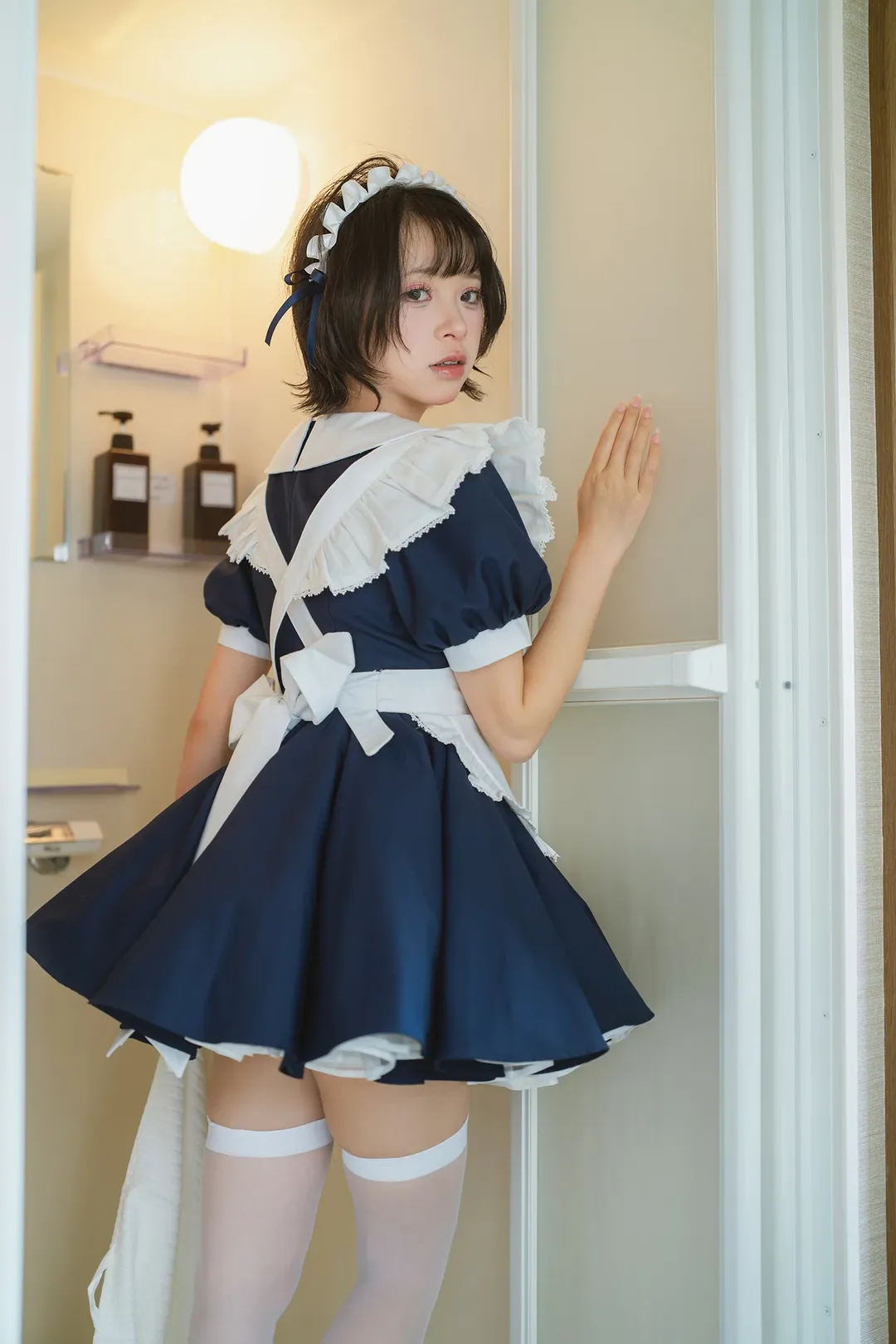 浴室女仆装，先洗澡还是先吃饭 - 第 3 张
