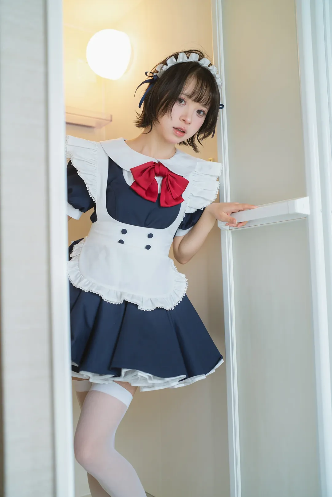 浴室女仆装，先洗澡还是先吃饭 - 第 4 张