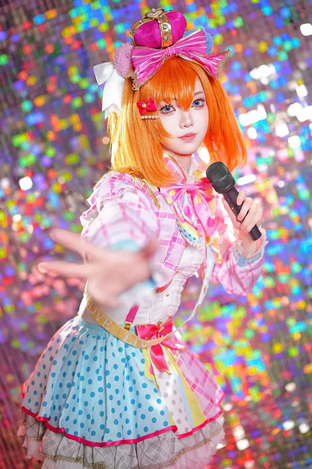 【高坂穗乃果cos】果皇生贺，Lovelive舞台打歌服 - 第 1 张