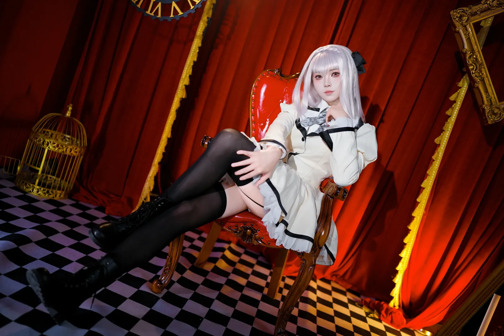 【樱小路露娜cos】近月少女的礼仪 露娜大人的主仆四连 - 第 1 张