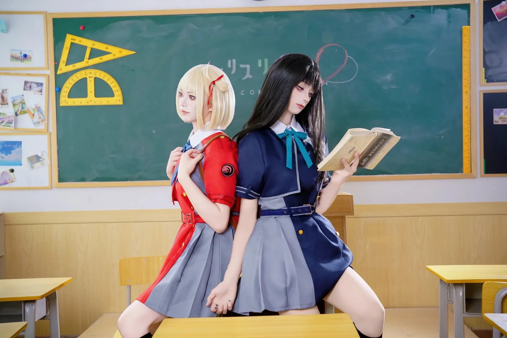 【錦木千束/井之上瀧奈cos】莉可麗絲雙人制服正片放送 - 第 1 張