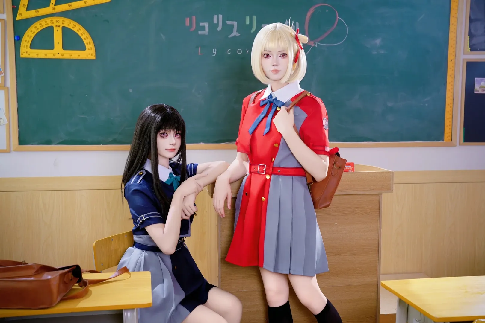 【錦木千束/井之上瀧奈cos】莉可麗絲雙人制服正片放送 - 第 2 張