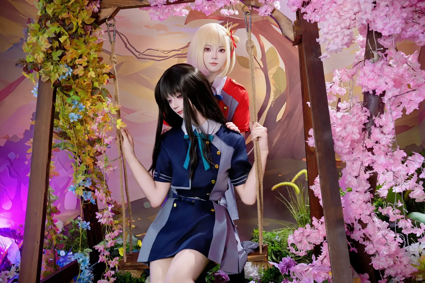 【錦木千束/井之上瀧奈cos】莉可麗絲雙人制服正片放送 - 第 4 張