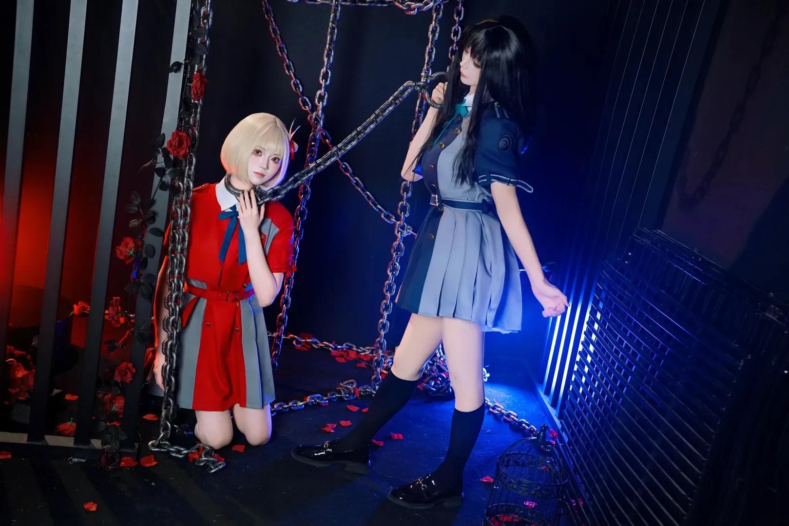 【錦木千束/井之上瀧奈cos】莉可麗絲雙人制服正片放送 - 第 9 張