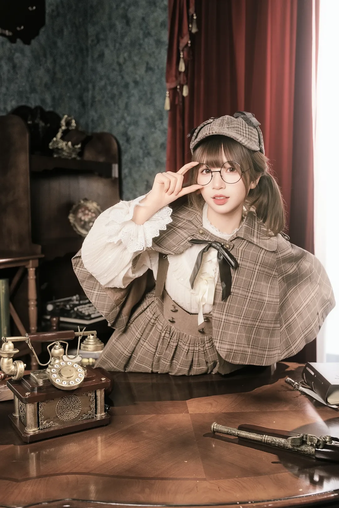 復古英倫偵探風cosplay，書卷氣與格調拉滿 - 第 15 張