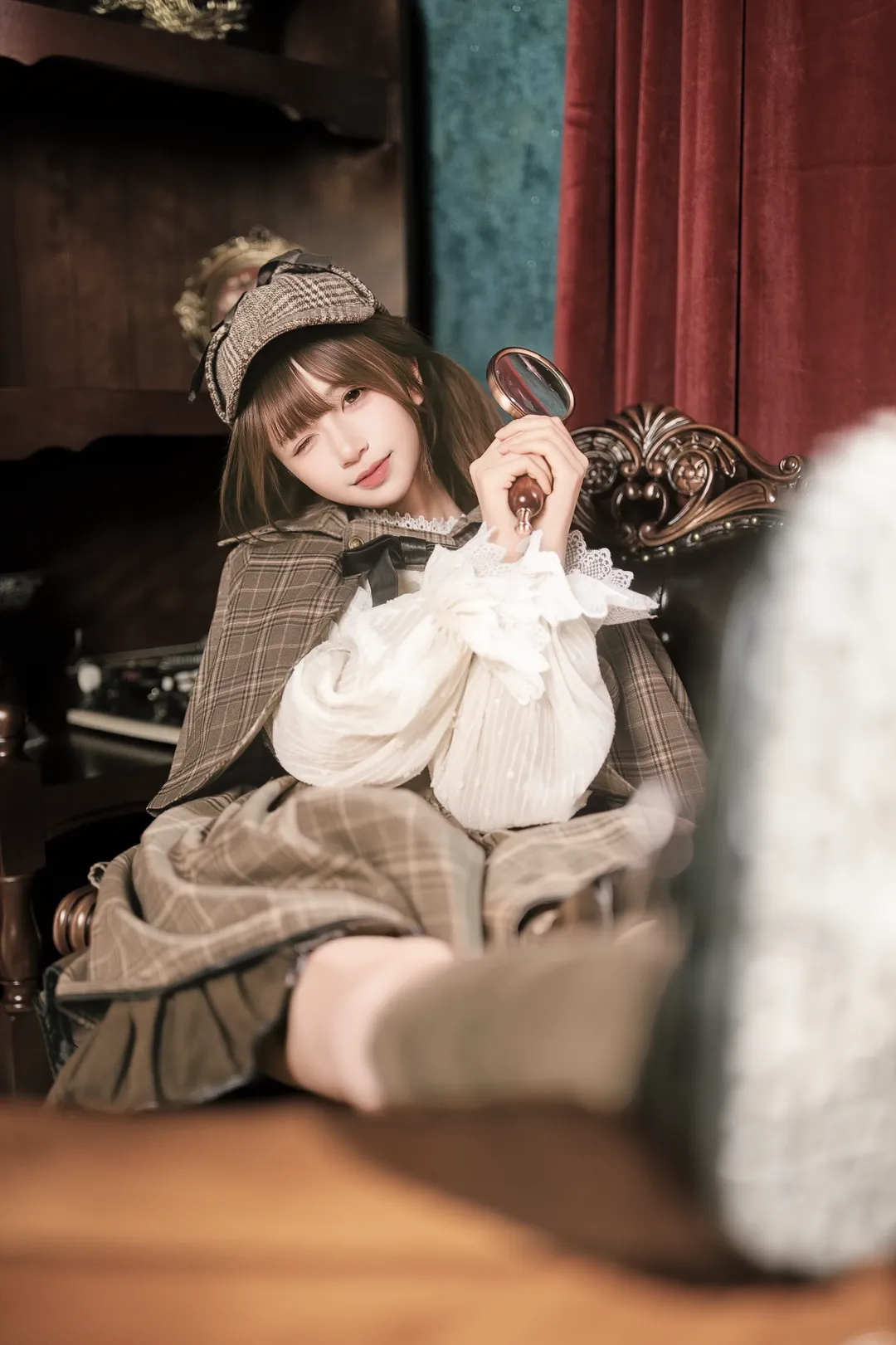 復古英倫偵探風cosplay，書卷氣與格調拉滿 - 第 3 張