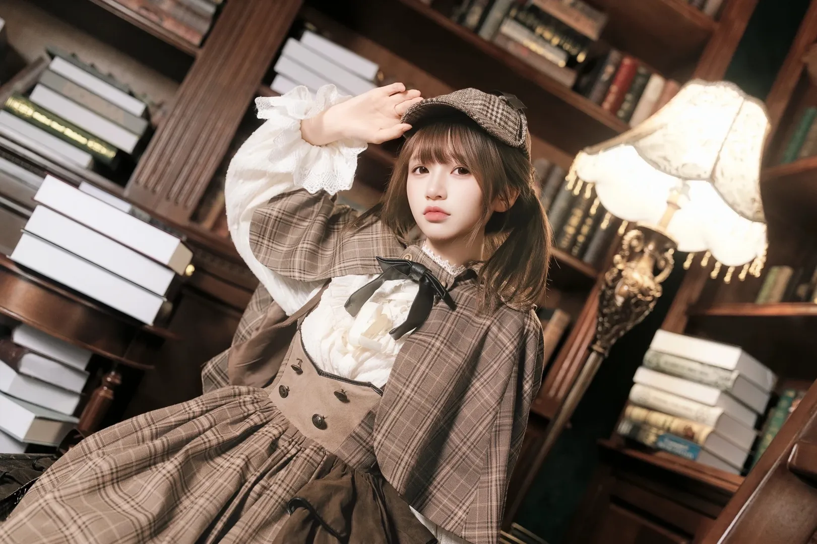 復古英倫偵探風cosplay，書卷氣與格調拉滿 - 第 4 張