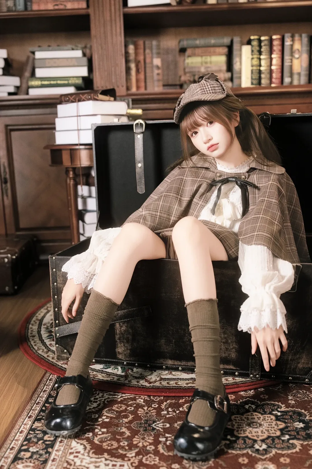 復古英倫偵探風cosplay，書卷氣與格調拉滿 - 第 7 張