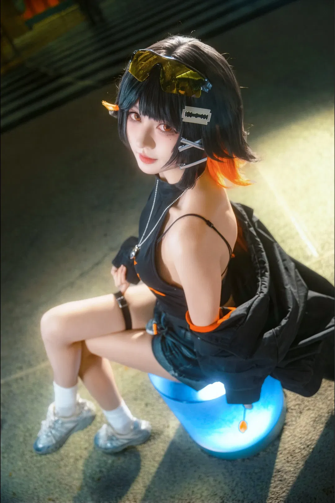 【鯊魚妹cos】絕區零的街頭夜拍，今天也沒抓到雅迪 - 第 10 張