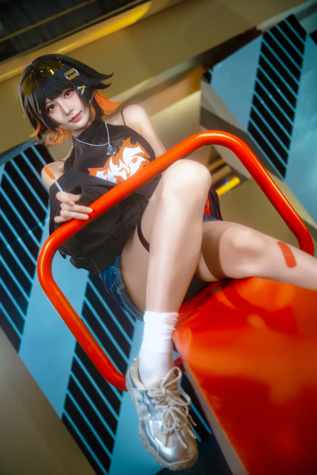 【鯊魚妹cos】絕區零的街頭夜拍，今天也沒抓到雅迪 - 第 15 張
