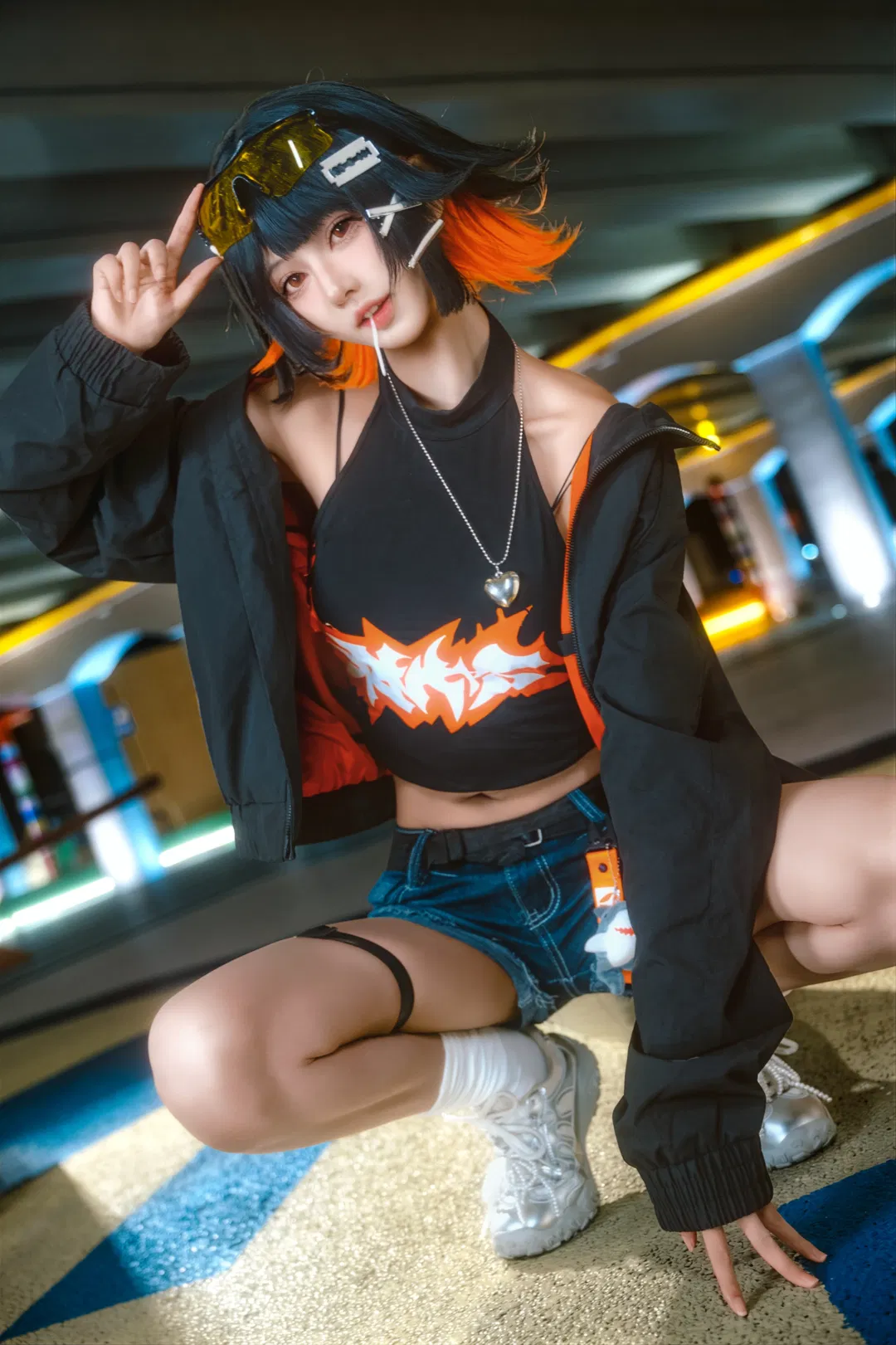 【鯊魚妹cos】絕區零的街頭夜拍，今天也沒抓到雅迪 - 第 2 張