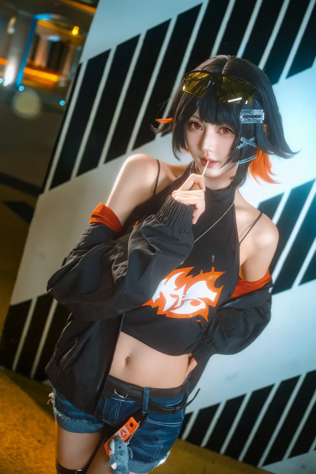 【鯊魚妹cos】絕區零的街頭夜拍，今天也沒抓到雅迪 - 第 6 張