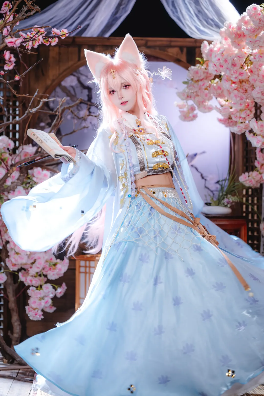 【鸿雪cos】明日方舟行梦侧畔这套古风造型的拍摄记录 - 第 2 张