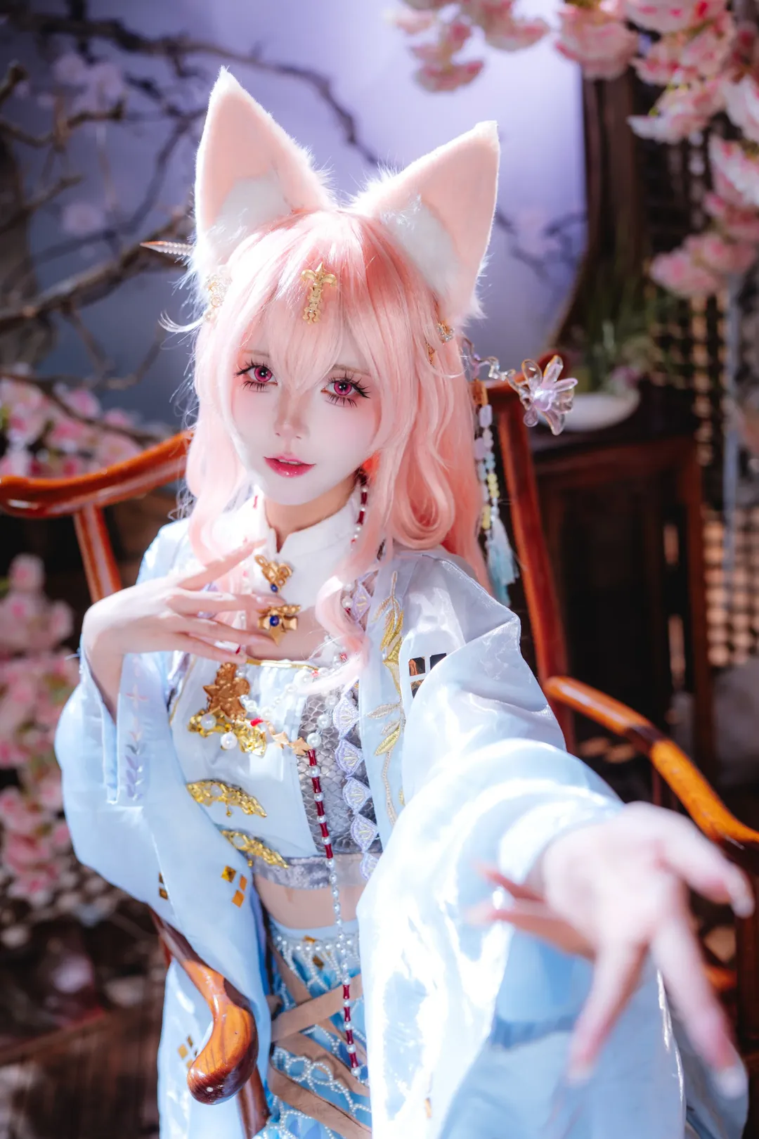 【鸿雪cos】明日方舟行梦侧畔这套古风造型的拍摄记录 - 第 5 张