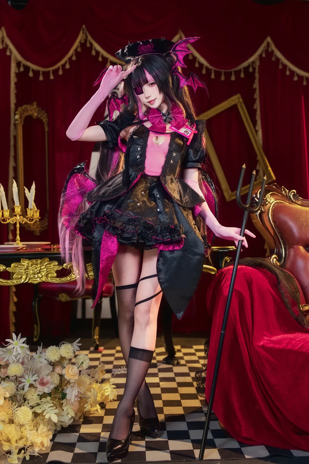 【莫琳親王cos】碧藍航線黑粉蝙蝠翼暗夜甜心 - 第 4 張