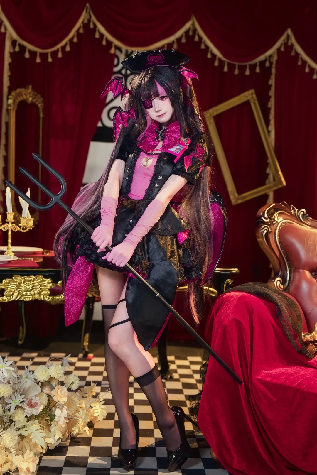 【莫琳親王cos】碧藍航線黑粉蝙蝠翼暗夜甜心 - 第 7 張