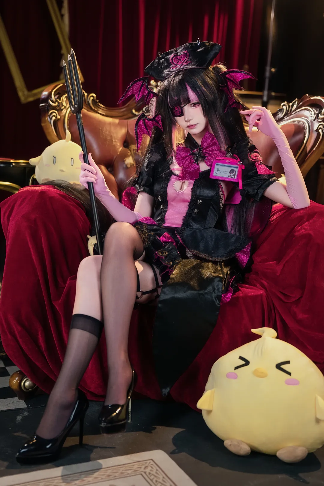 【莫琳親王cos】碧藍航線黑粉蝙蝠翼暗夜甜心 - 第 8 張
