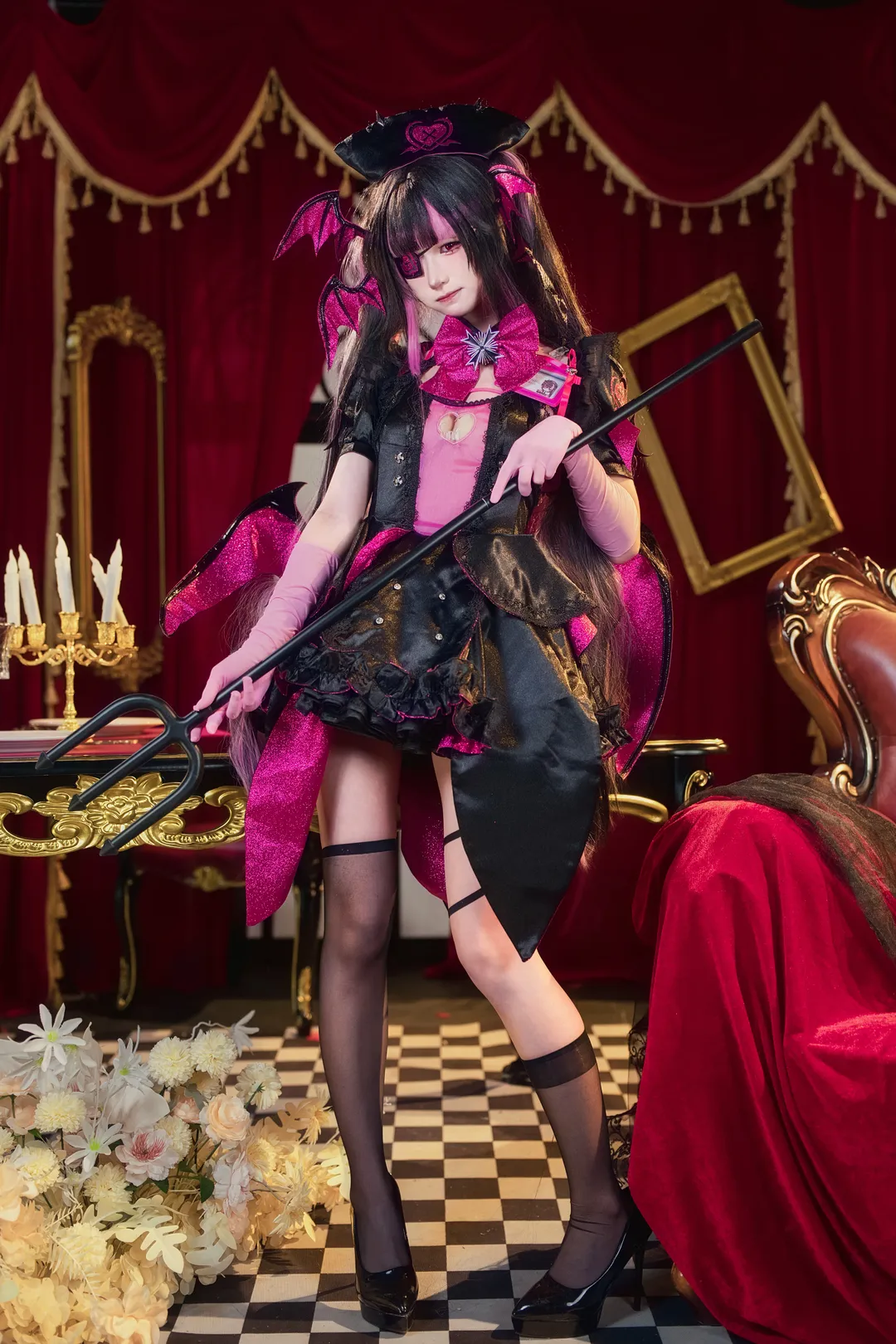 【莫琳親王cos】碧藍航線黑粉蝙蝠翼暗夜甜心 - 第 9 張