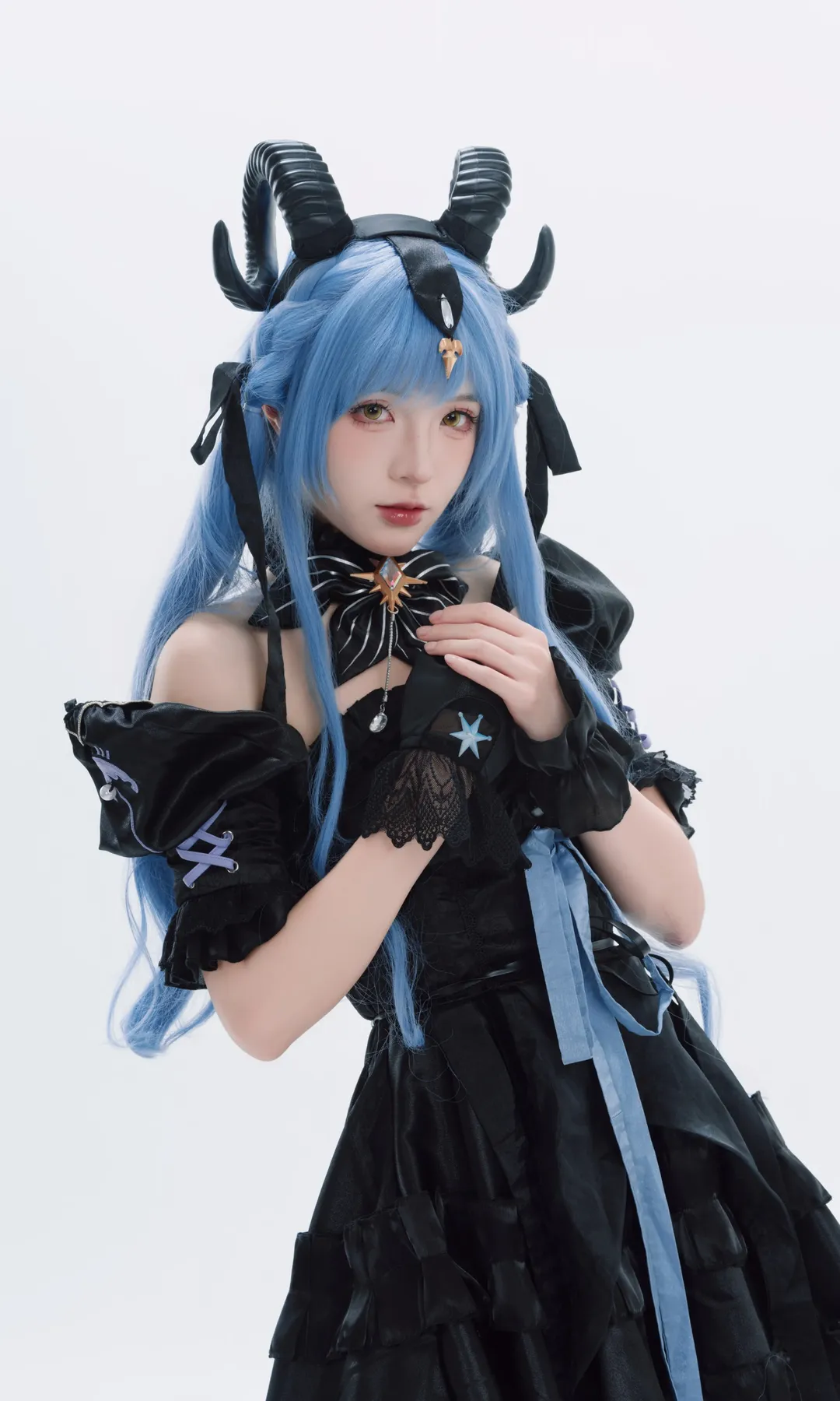 【丰川祥子cos】明日方舟×Ave Mujica的暗黑哥特造型 - 第 1 张