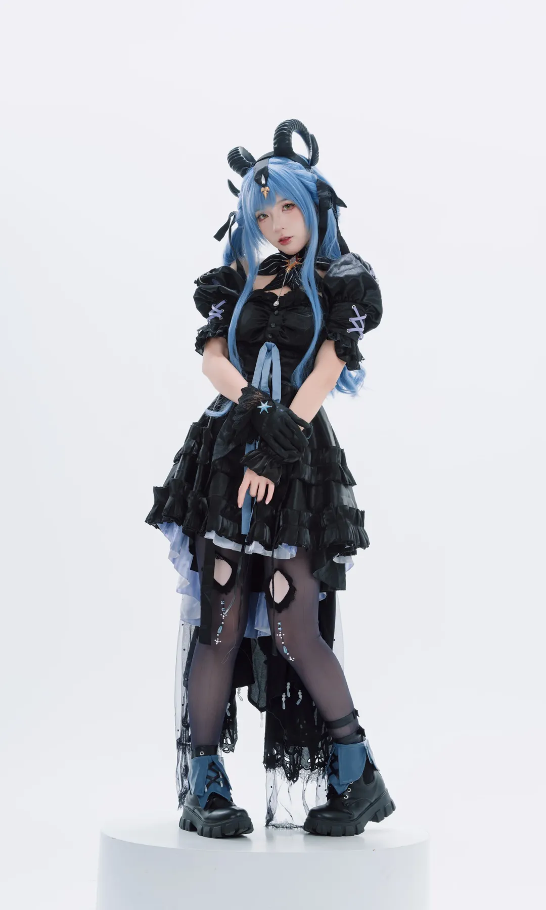 【丰川祥子cos】明日方舟×Ave Mujica的暗黑哥特造型 - 第 2 张