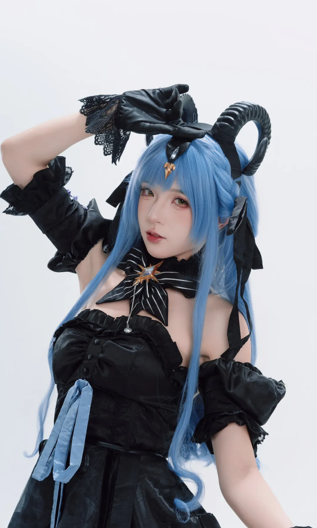 【丰川祥子cos】明日方舟×Ave Mujica的暗黑哥特造型 - 第 4 张