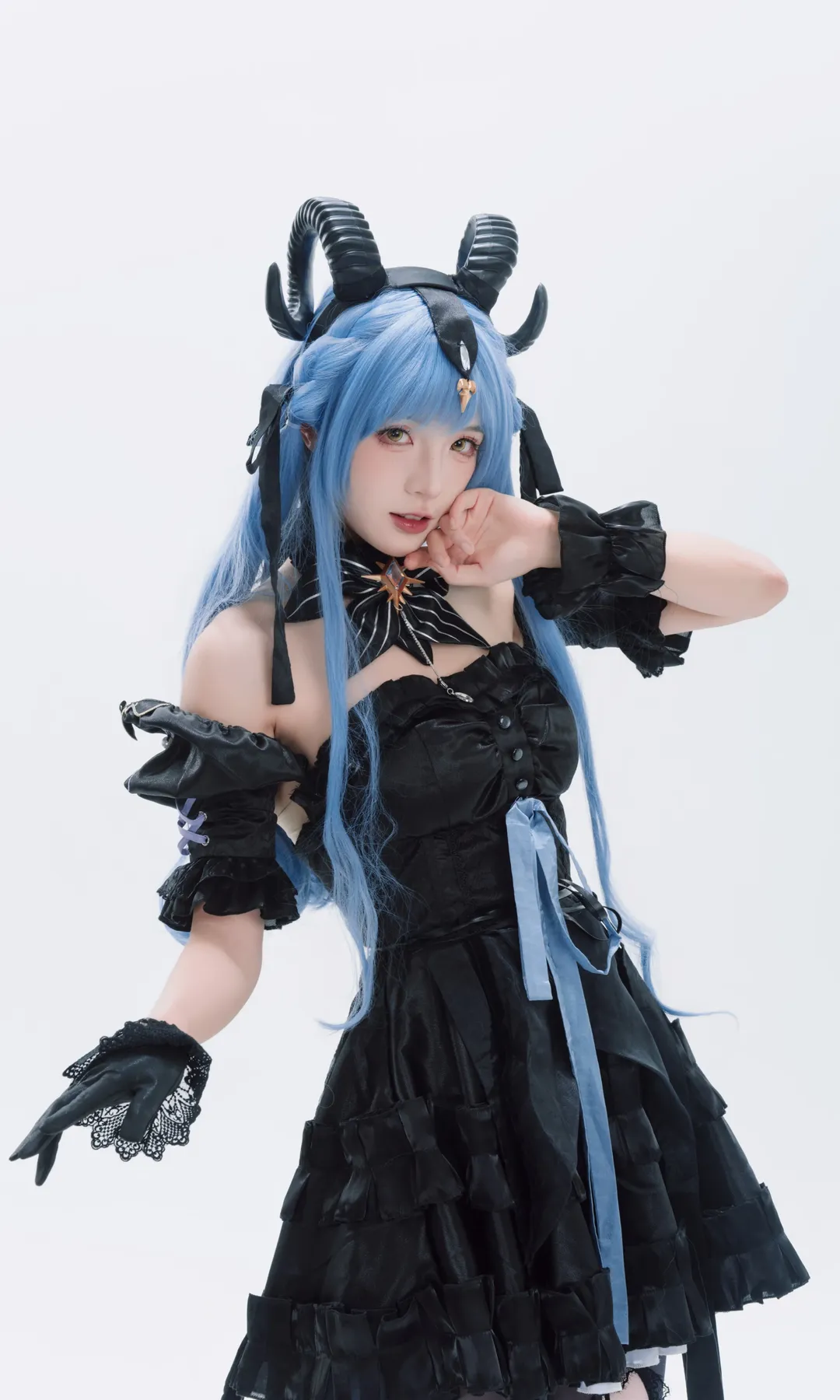 【丰川祥子cos】明日方舟×Ave Mujica的暗黑哥特造型 - 第 5 张