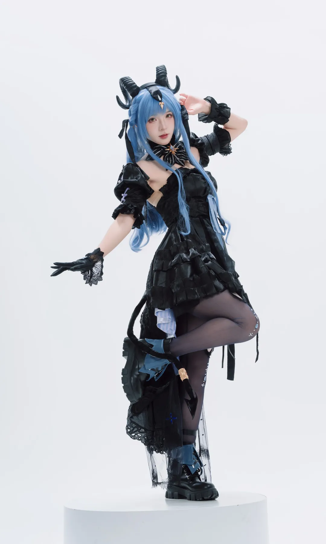 【丰川祥子cos】明日方舟×Ave Mujica的暗黑哥特造型 - 第 7 张
