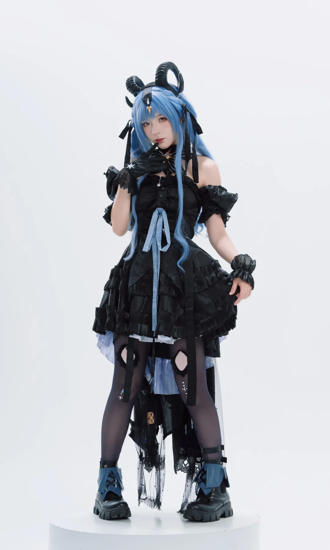 【丰川祥子cos】明日方舟×Ave Mujica的暗黑哥特造型 - 第 8 张