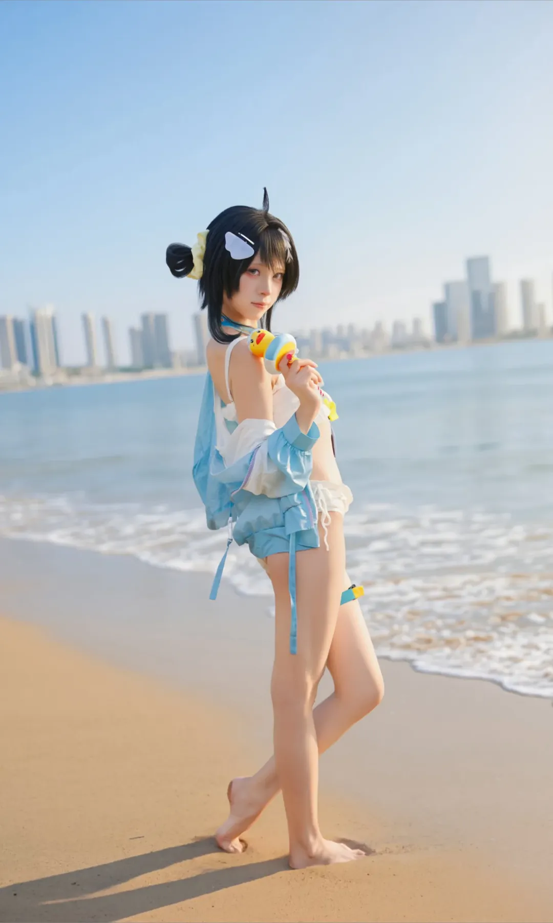 明日方舟羽毛筆cos 海邊夏日泳裝記錄 - 第 5 張