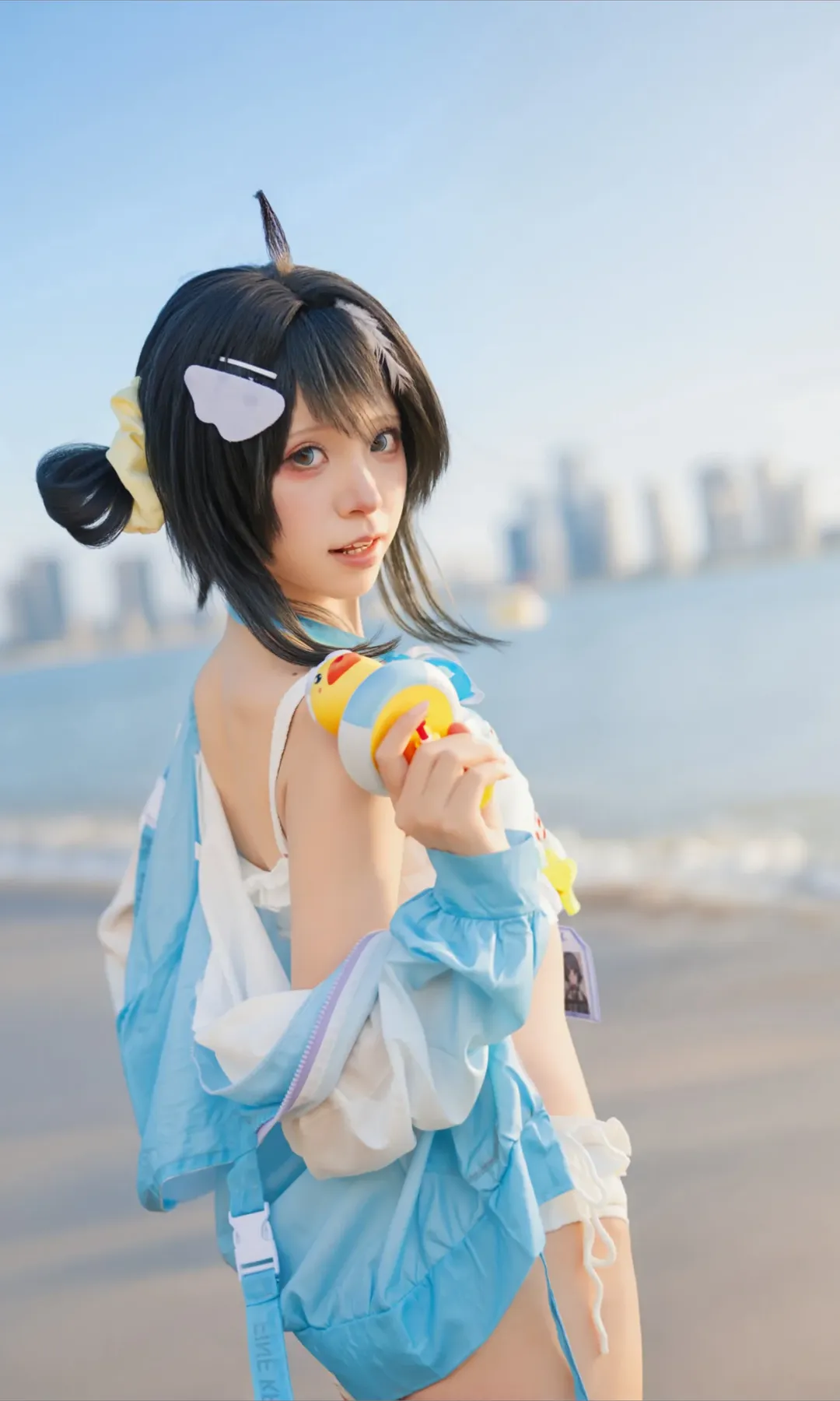 明日方舟羽毛筆cos 海邊夏日泳裝記錄 - 第 8 張