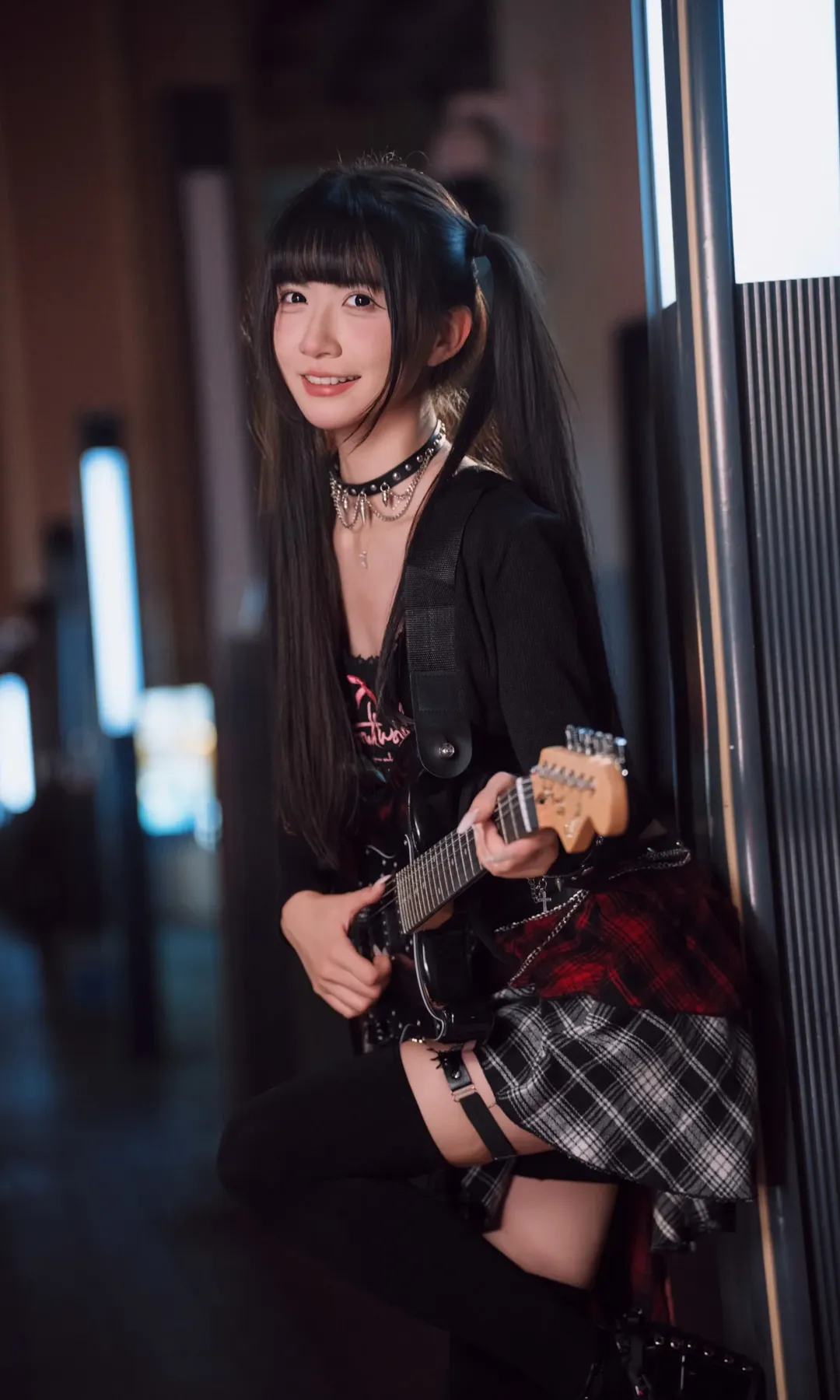 【V cos】夜之城的朋克摇滚少女，赛博朋克2077街拍 - 第 2 张
